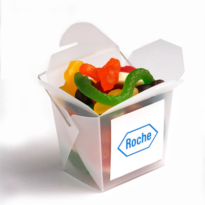 Frosted Noodle Box with Mixed Lollies 100g