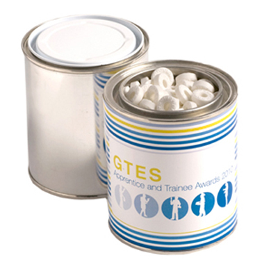 Paint Tin Filled with Mints 225g