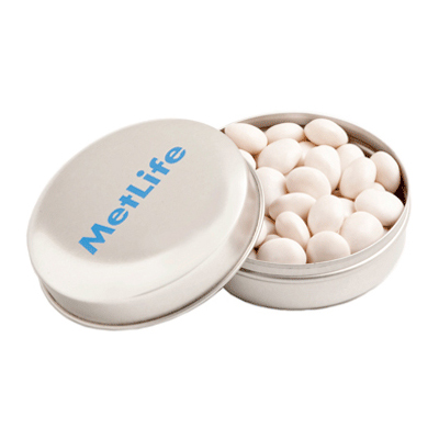 Candle Tin Filled with Mints or Musks 50g