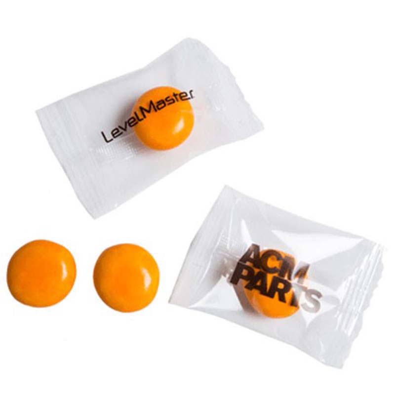 Individually Wrapped Orange Big Chewy Fruits