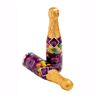 Champagne Bottle Filled with Jelly Beans
