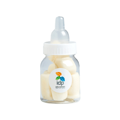 Baby Bottle Filled with Choc Beans 50G