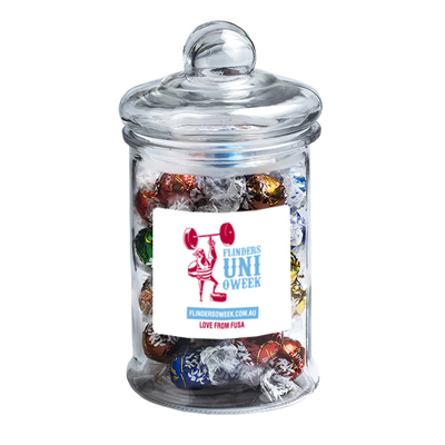 Big Apothecary Jar filled with Lindt balls x40