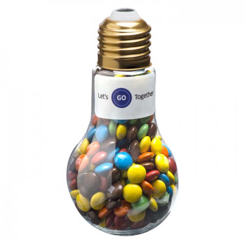 Light Bulb with M&Ms 100g