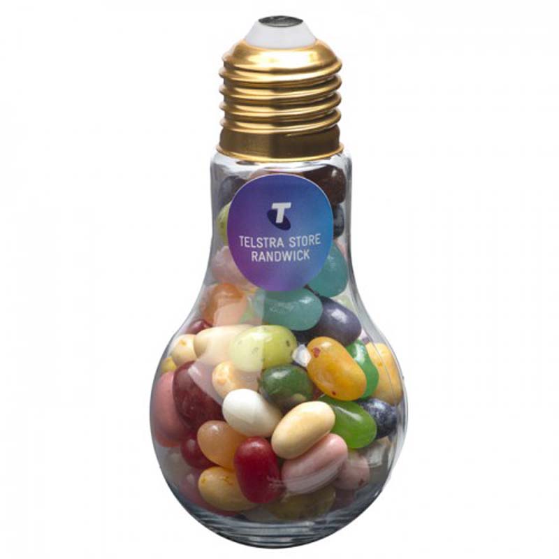 Light Bulb with Jelly Belly Jelly Beans