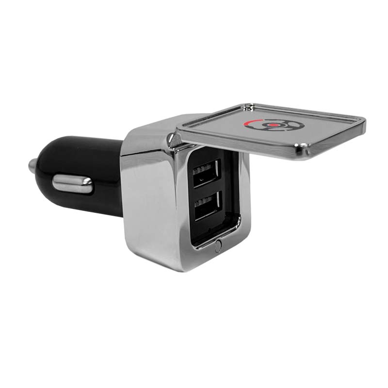 Dual Square Metal Car Charger