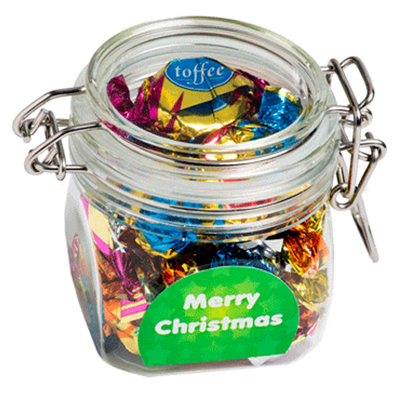 Christmas Chocolate Eclairs In Canister