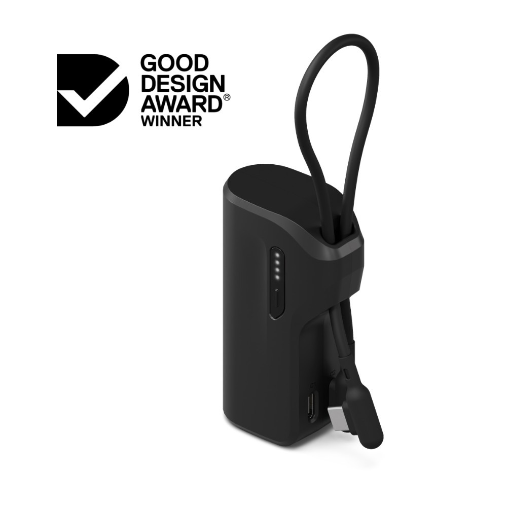 Cygnett ThumBoost 5K Power Bank with Semi-Integrated USB-C Cable