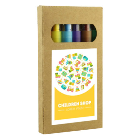 Turin 6 Twist Crayon Set