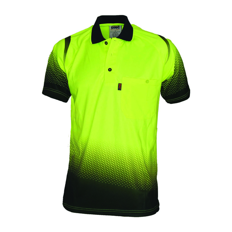 DNC Ocean Hi Vis Sublimated Polo