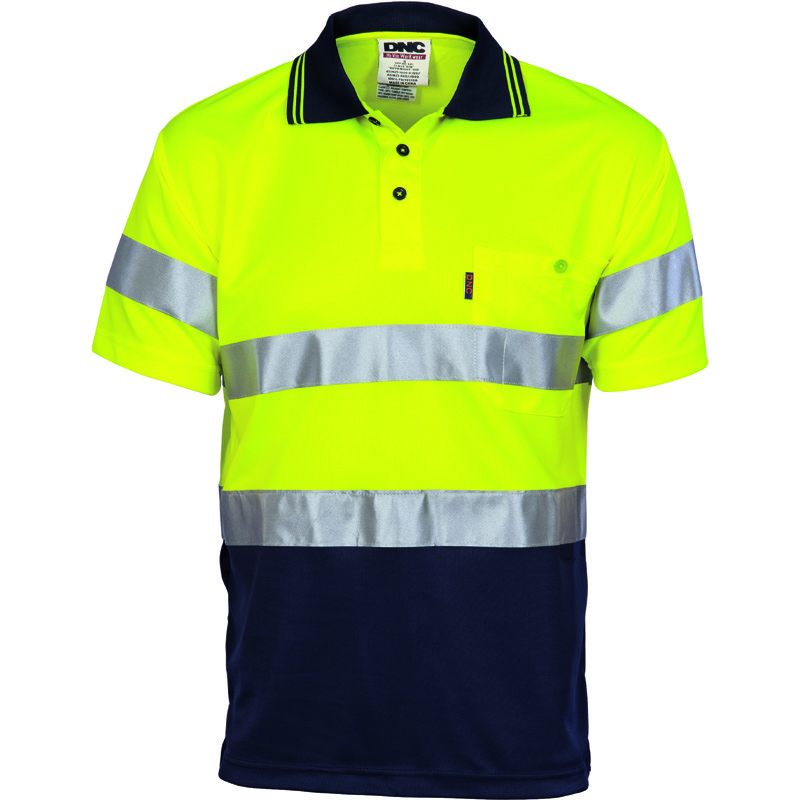 DNC Hi Vis Cool Breathe Polo Shirt