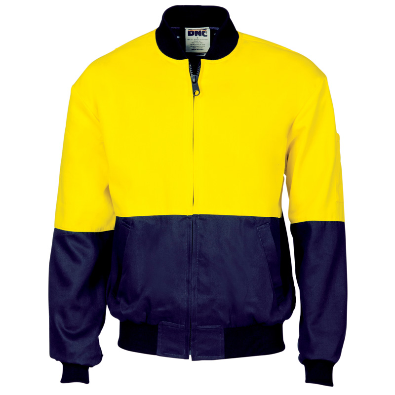 DNC Hi Vis Cotton Bomber Jacket