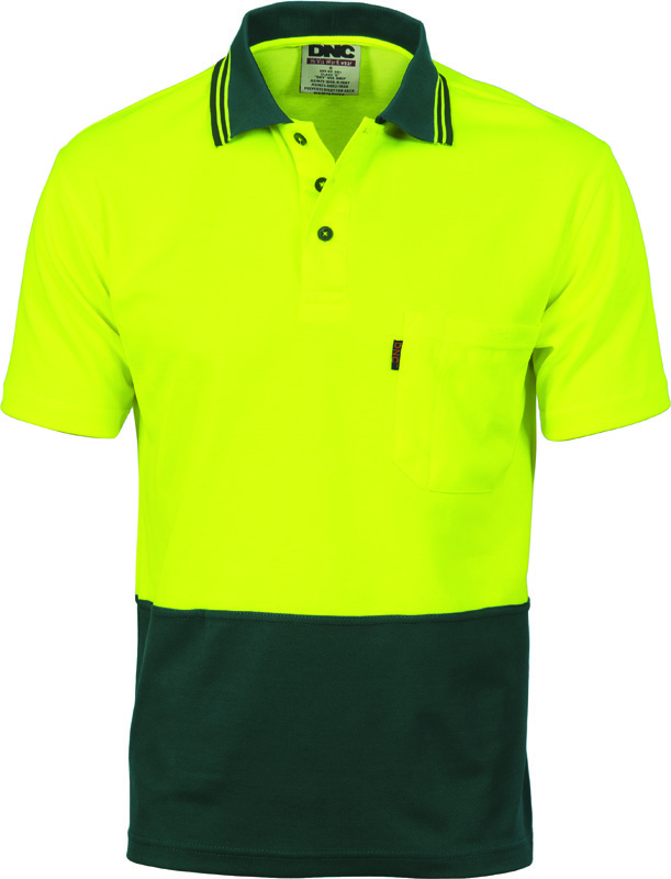 DNC Hi Vis Two Tone Fluoro Polo