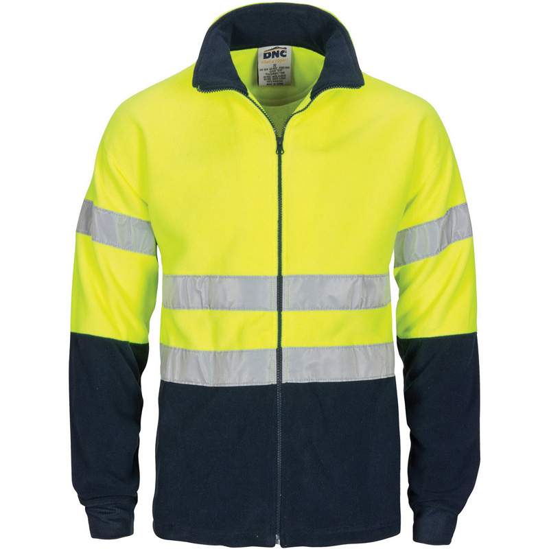 DNC Hi Vis Full Zip Polar Fleece