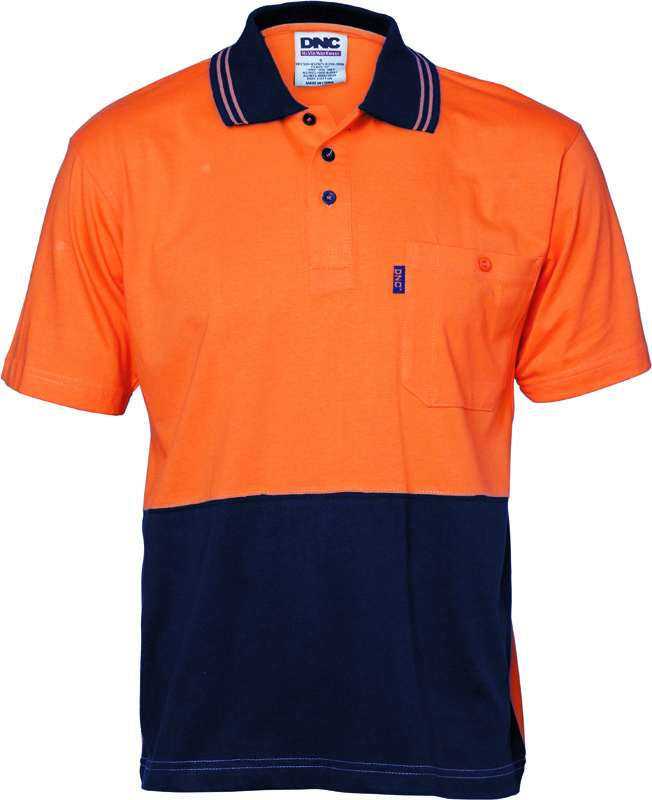 DNC Hi Vis Cotton Polo Shirt