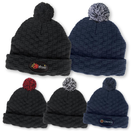 Knit Pom Pom Beanie