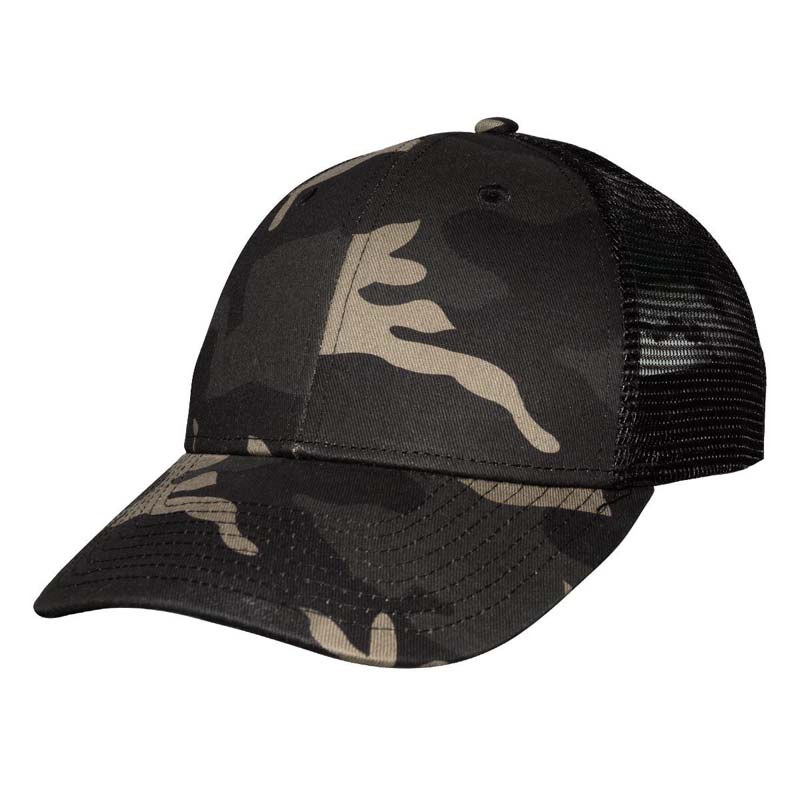 Black Camo Trucker