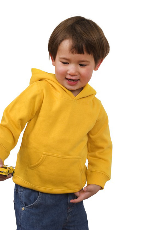 Babies Plain Fleece Hoodie