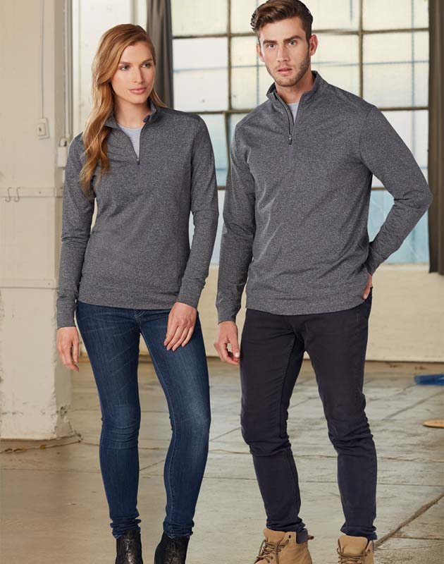 Ultimate Half Zip Long Sleeve Sweat Top