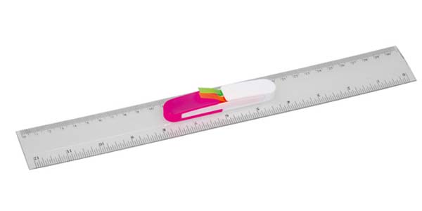 30cm Ruler With Flags