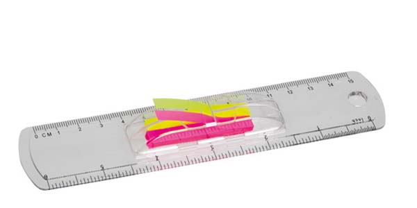 15cm Ruler With Flags