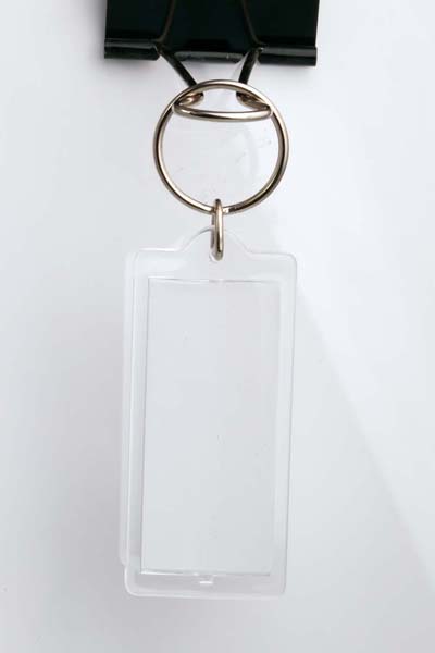 Rectangular Insert Keyring