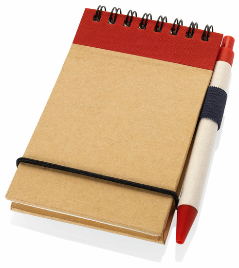 A6 Recycled Jotter With Pen