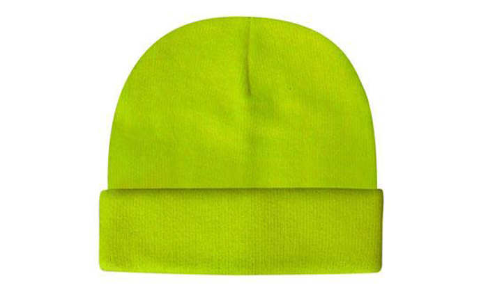 Fluro Safety Acrylic Beanie