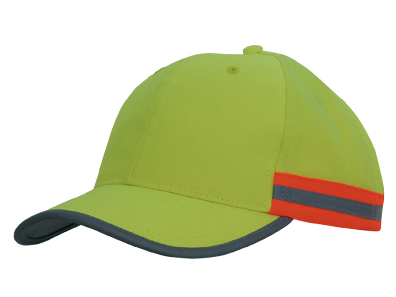 Hi Vis Cap with Reflective Tape