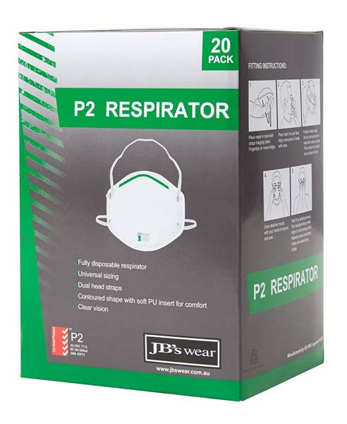 P2 Respirator 20pc