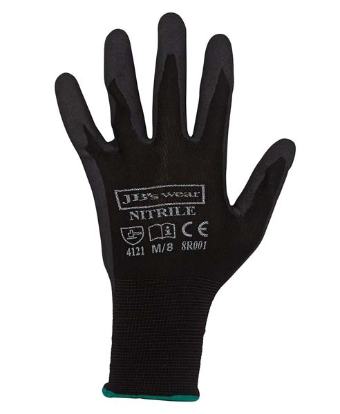 Black Nitrile Glove (12 Pack)