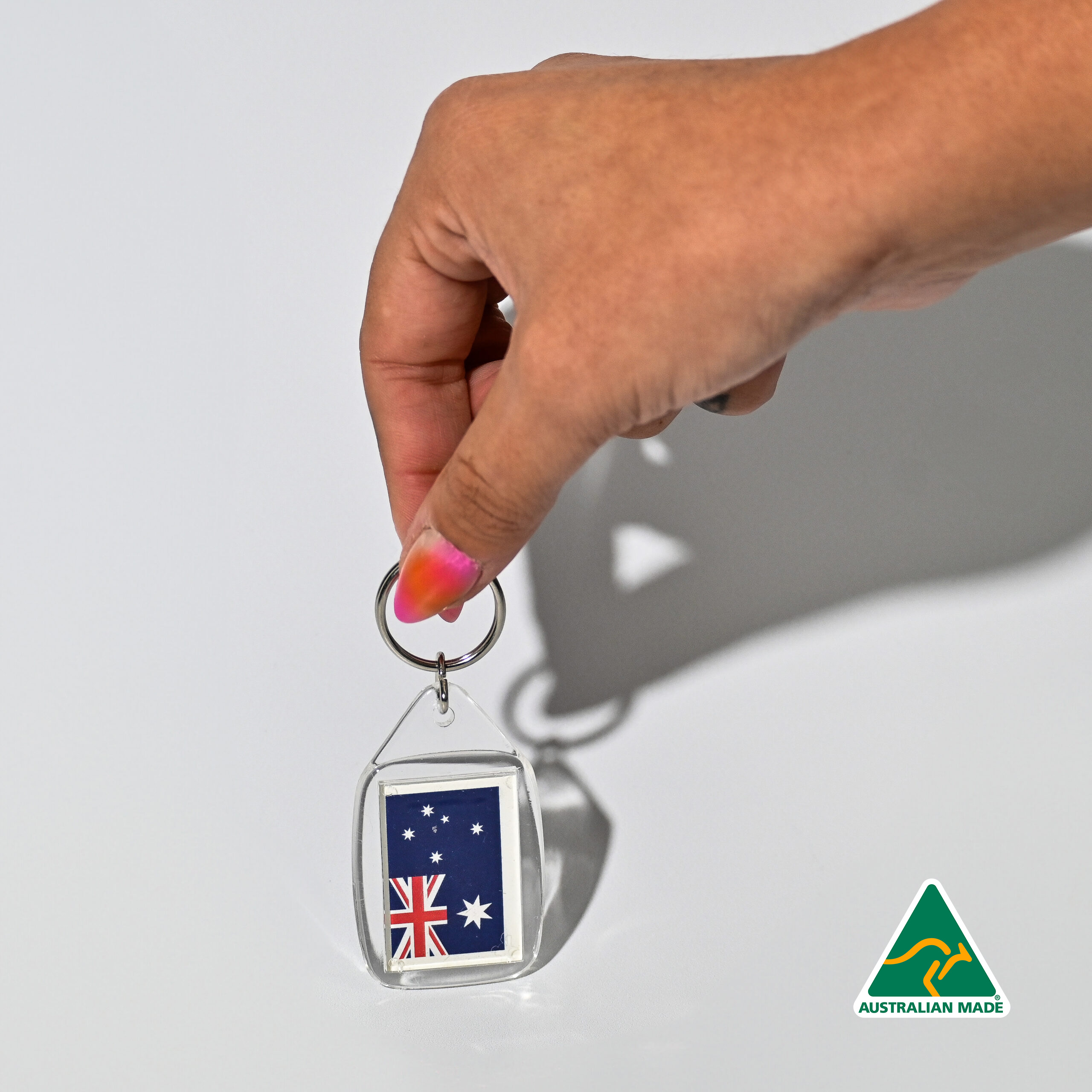 Tear Drop Acrylic Key Chain