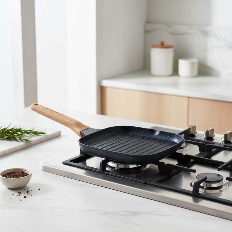 Gourmet Non-Stick Square Grill Pan