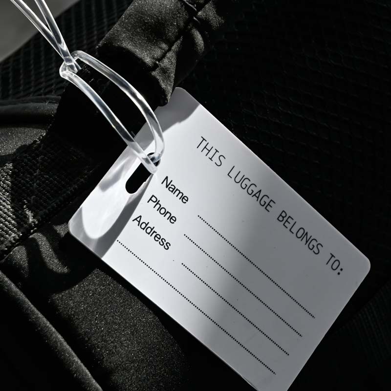 Imprinted Mini Luggage Tag image2