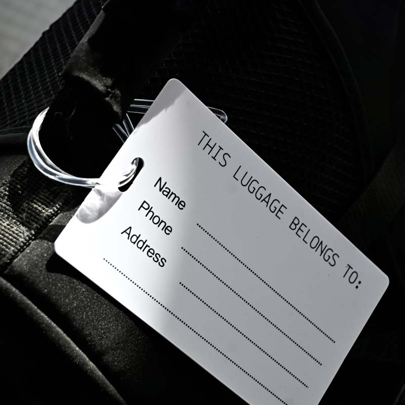 Imprinted Large Luggage Tag image2