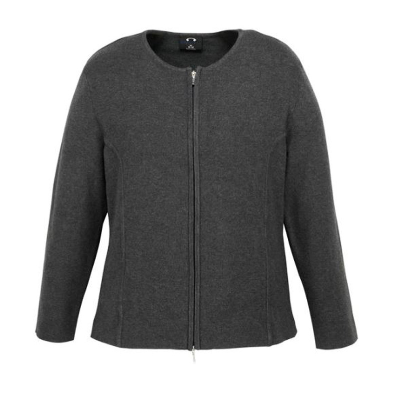 Ladies 2 Way Zippered Cardigan image2