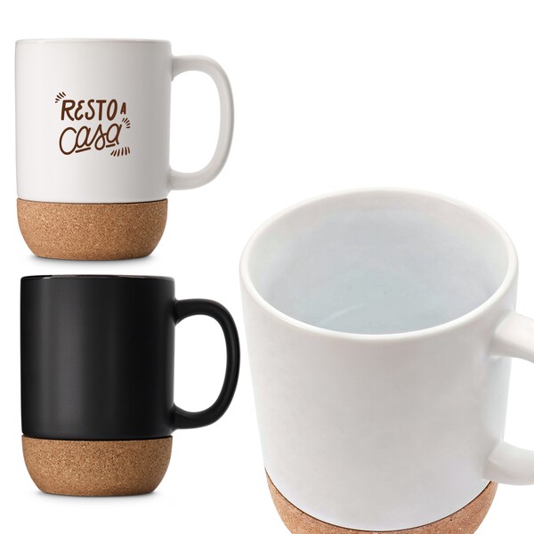 350ml Magnum Ceramic Mug / Cork Base