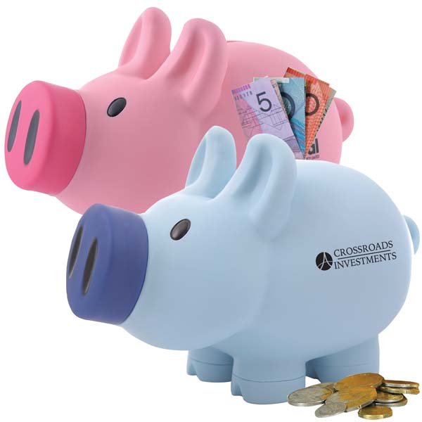 Priscilla (Pink) / Patrick (Blue) Pig Coin Bank®