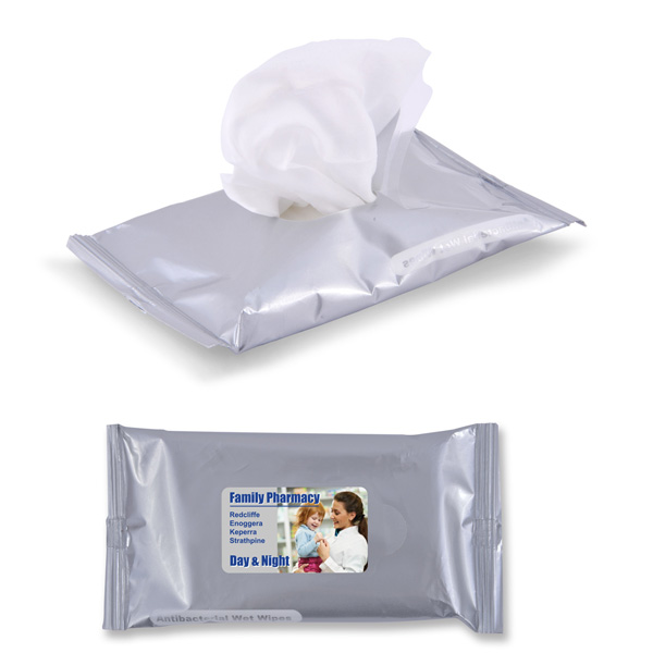 Anti Bacterial Wet Wipes in Pouch