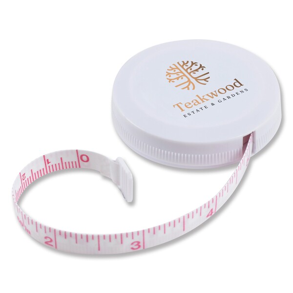 White Styleline Tape Measure