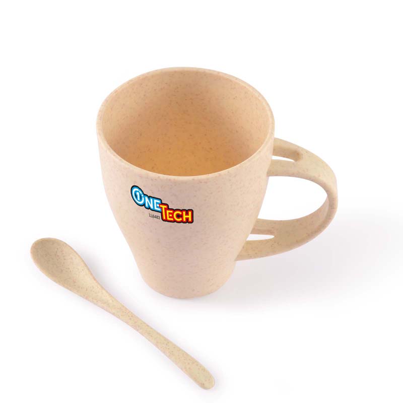 Avenue Wheat Fibre Cup and Spoon