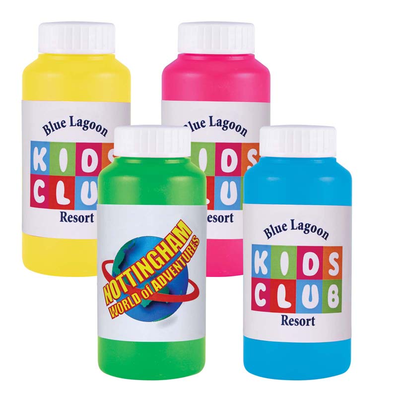 Assorted Colour Bubbles in Bottles