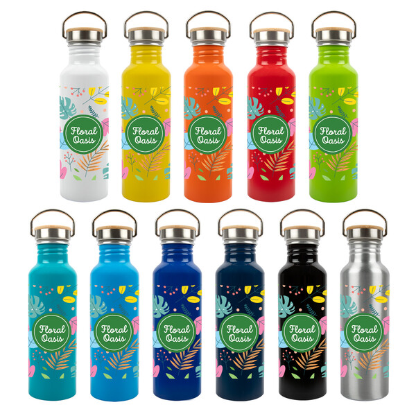750ml Chat Recycled Aluminium Drink Bottle