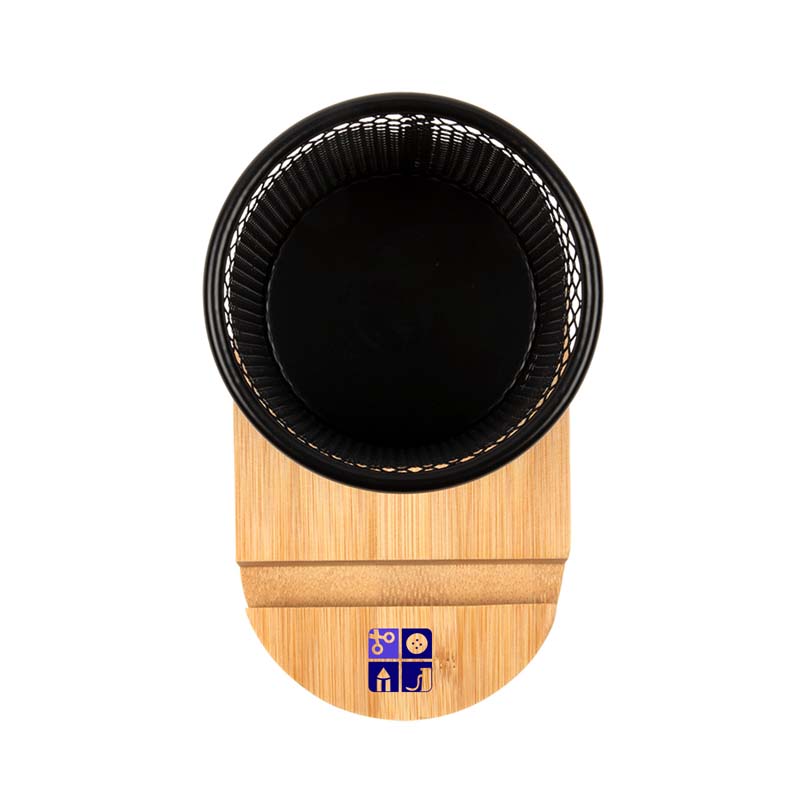 Bamboo Pen Tidy Phone Stand image3