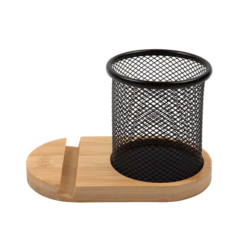 Bamboo Pen Tidy Phone Stand image7