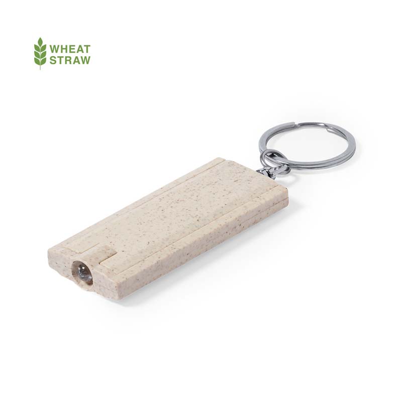 Key Chain Torch Wheat Straw Material