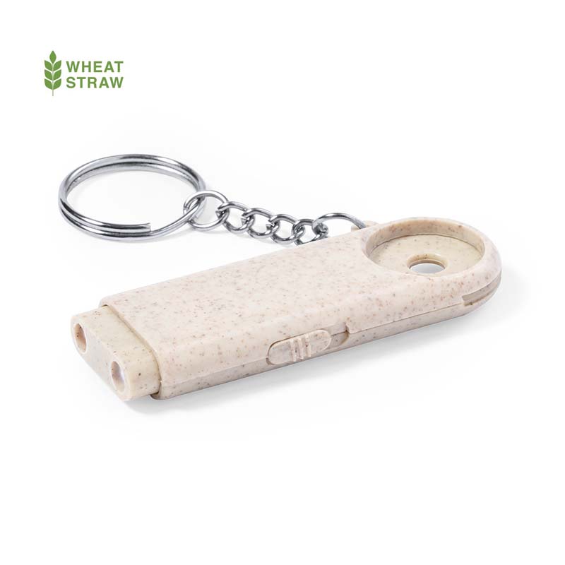 Wheat Straw Torch Keyring