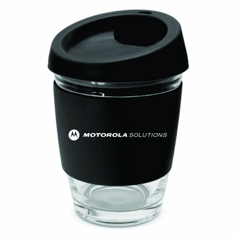 Motorola Glass Coffee Cup