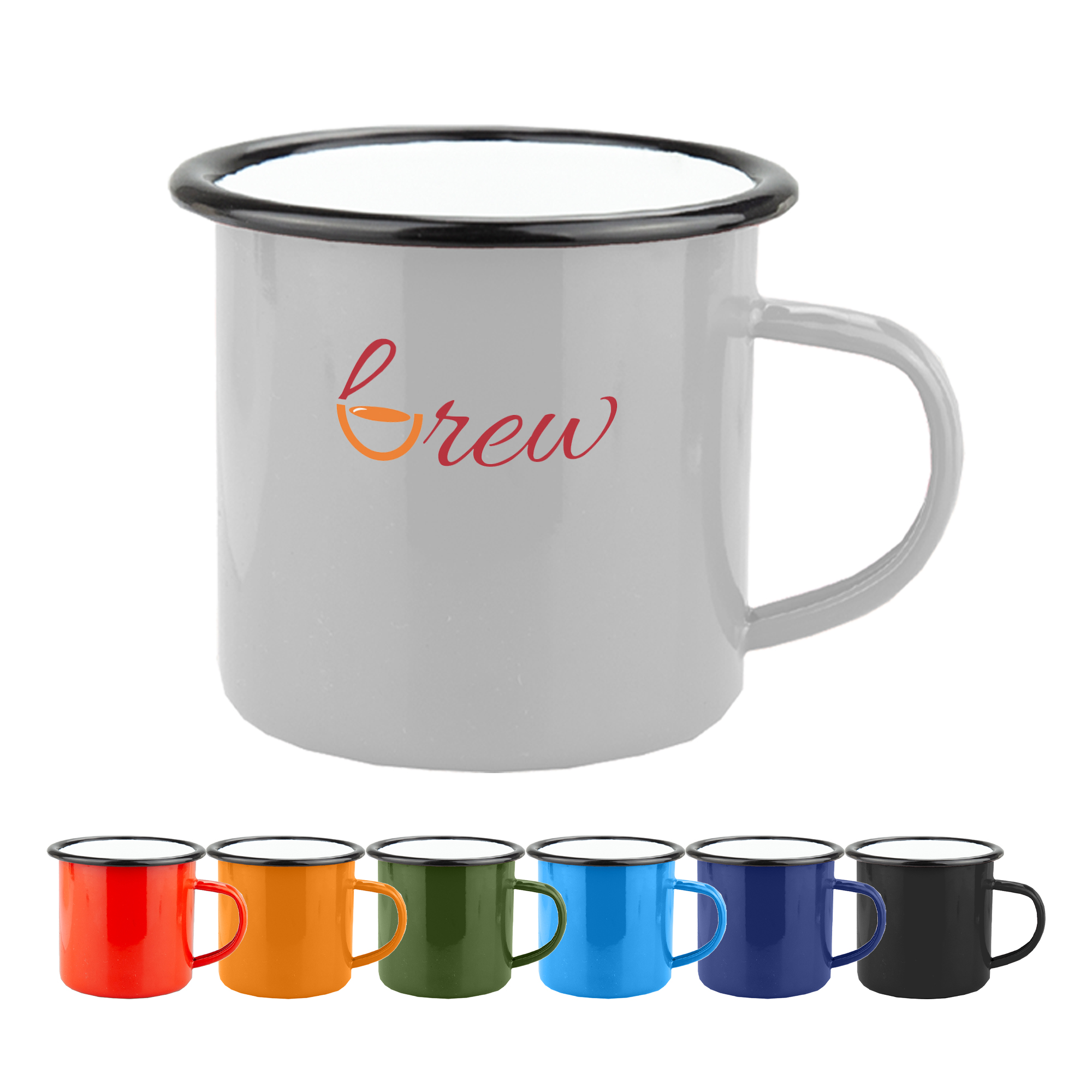 350ml Enamel Camper Mug