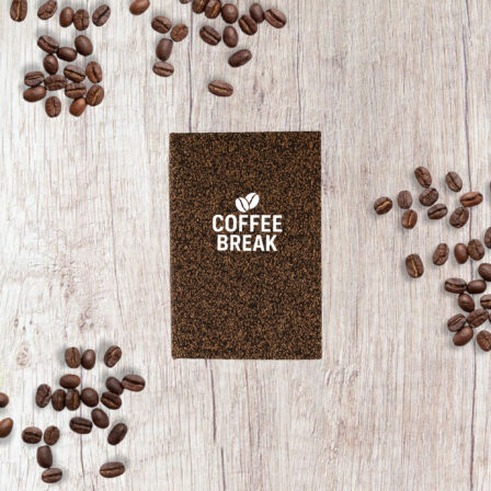 Coffee Grounds A6 Notebook